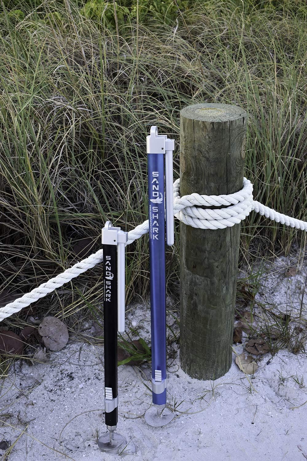Ultimate XL Boat Sand Anchor by SandShark. Adjustable, Folds Up for Compact Storage. Screw Auger Design Holds & Protects Boats and Pontoons. Secures in Shallow Water, Beach, Sandbar w/Case - Image 7