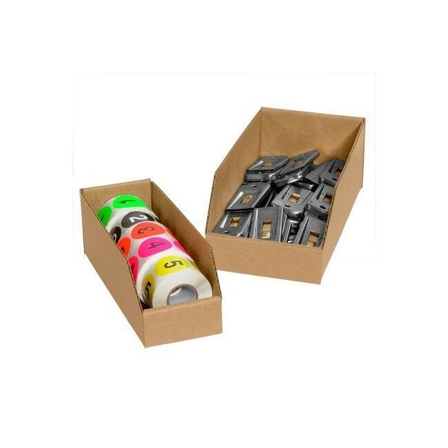 8 x 18 x 4 1/2×22 Kraft Open Top Bin Boxes - Image 2