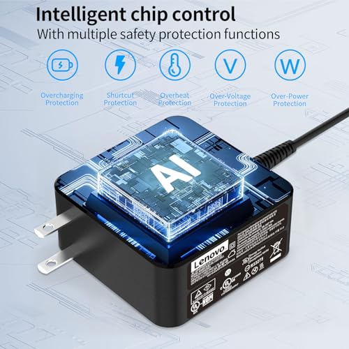 45W 20V 2.25A Power Adapter for Lenovo IdeaPad Flex 4 5 1130 1470 1570 110 320 330 100 100S 110S 330S for Yoga 710 100S-14IBR 710-14IKB 710-14ISK 710-15ISK PA-1450-55LL ADL45WCC Laptop Charger - Image 6