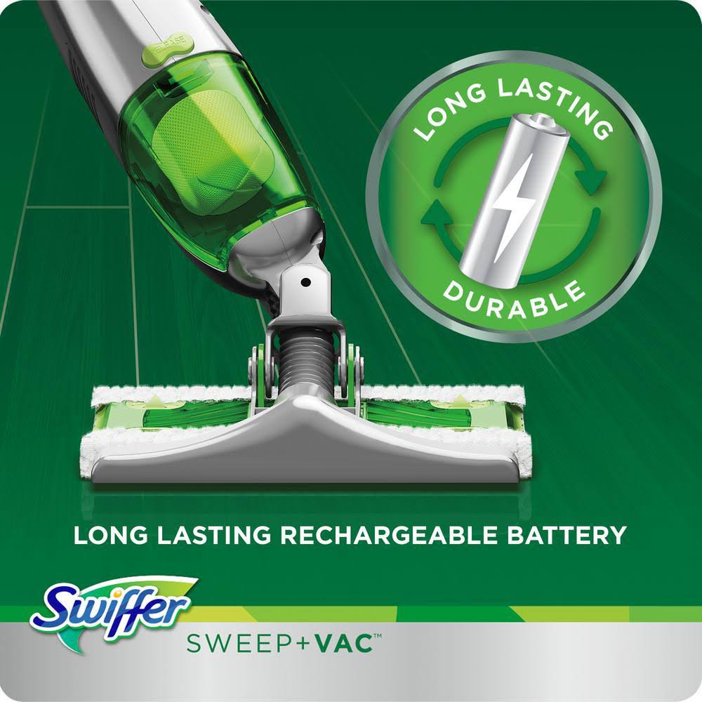 Swiffer Sweep+Vac Vacuum Sweeper, Rechargeable - Image 8