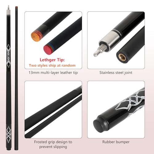 Fiberglass Graphite Composite Billiard Pool Cue Sticks 18oz 19oz 20oz 21oz 58inch - Image 19