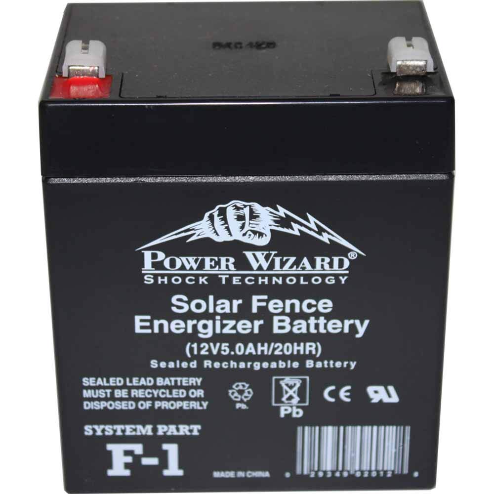 AgraTronix F-1 Solar Fence Replacement Battery 12V, Rechargeable for Fence Energizers | Fencing Accessories