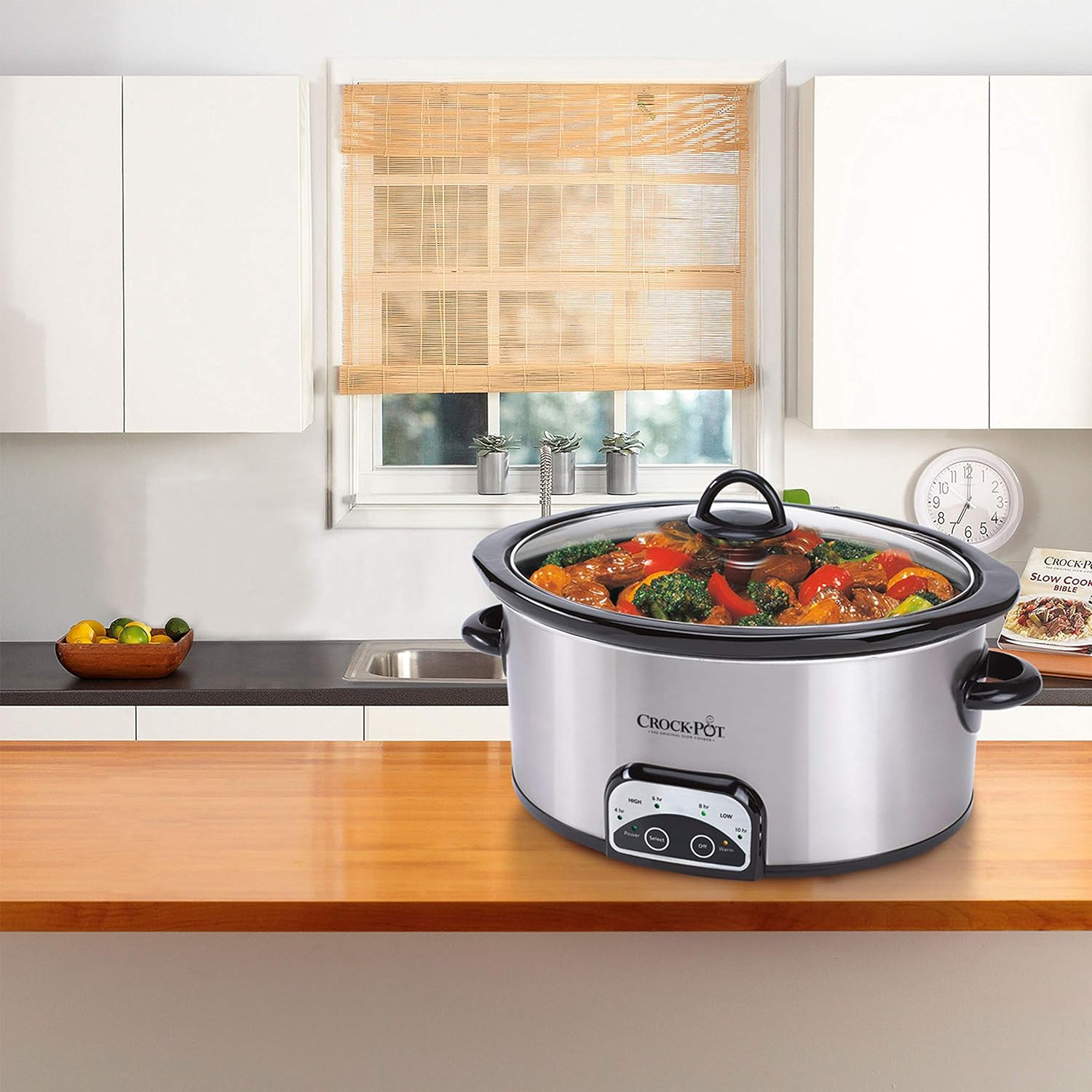 Crock-Pot 4-Quart Smart-Pot Programmable Slow Cooker, Silver - Image 5
