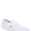 Vans Perf Leather Slip-On (White) 5.5