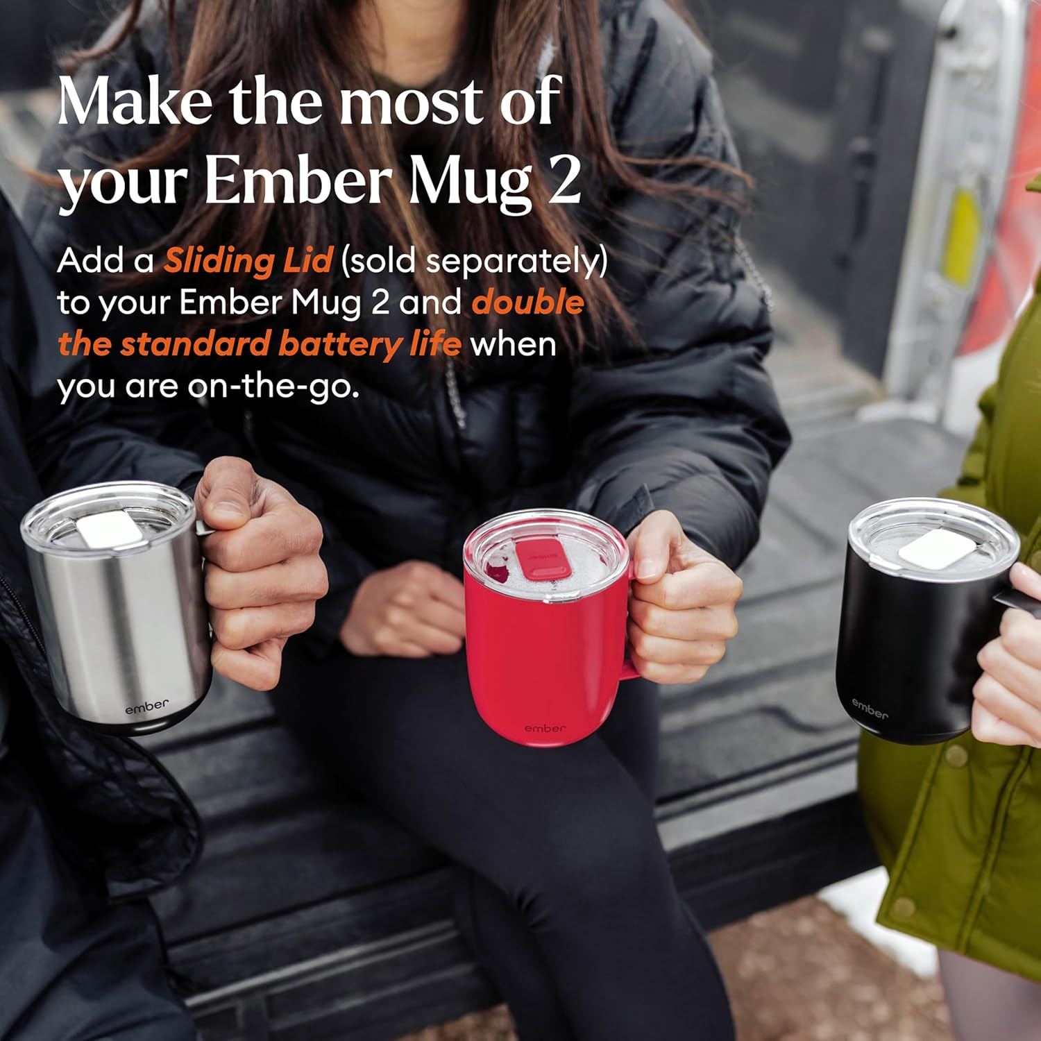 Ember Temperature Control Smart Mug 2, 14 Oz, App-Controlled Heated Coffee Mug with 80 Min Battery Life and Improved Design, White - Image 75