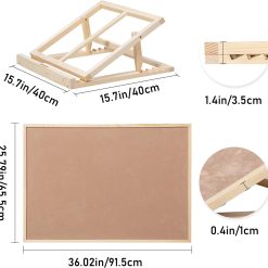 Alternative view of Becko US Puzzle Board & Bracket Set/Wooden Puzzle Board Kit/Jigsaw Puzzle Plateau – with Puzzle Board for Up to 1500 Pieces
