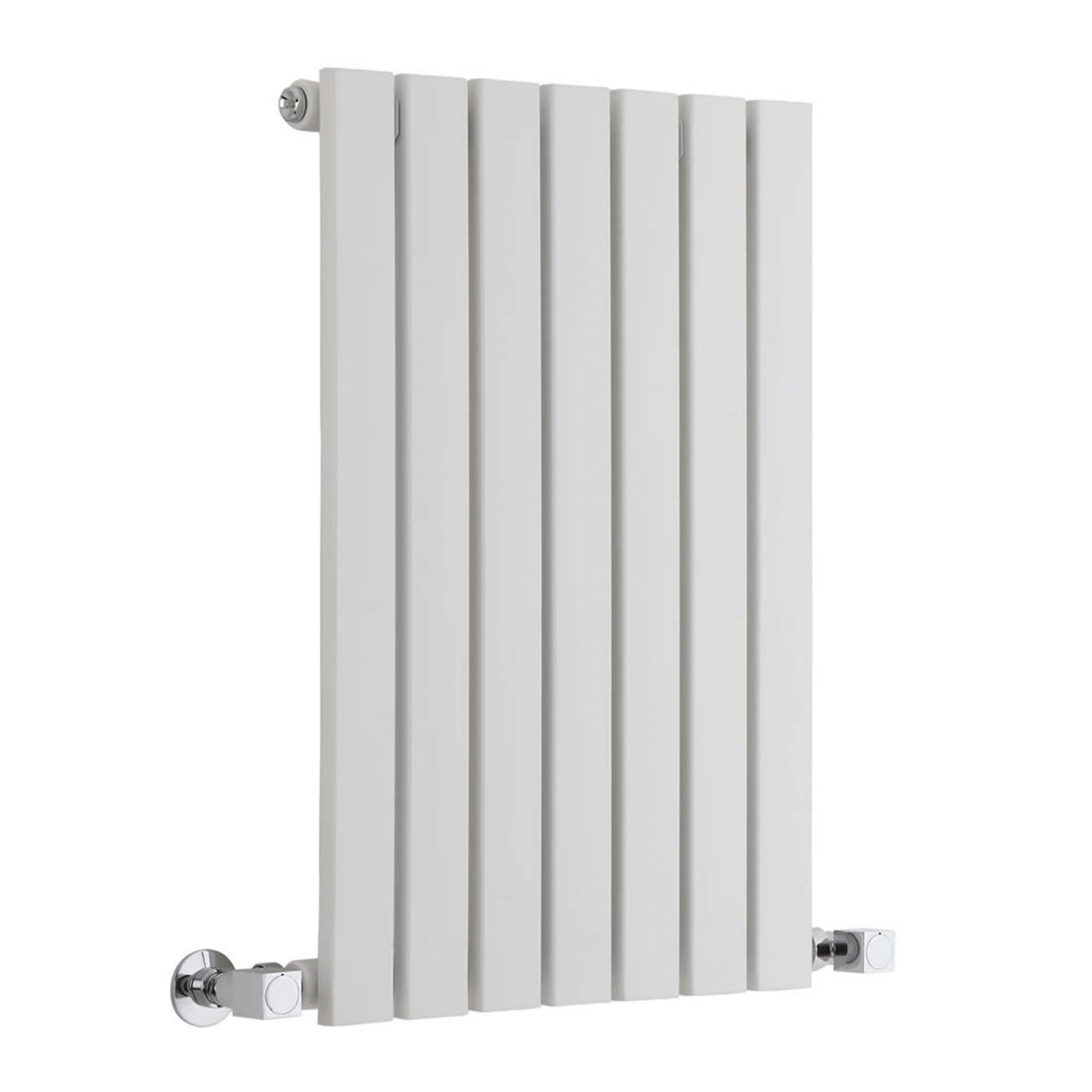 Hudson Reed NAHB0247 Sloane – White Horizontal Flat Panel Designer Radiator 25 x 16 1/2
