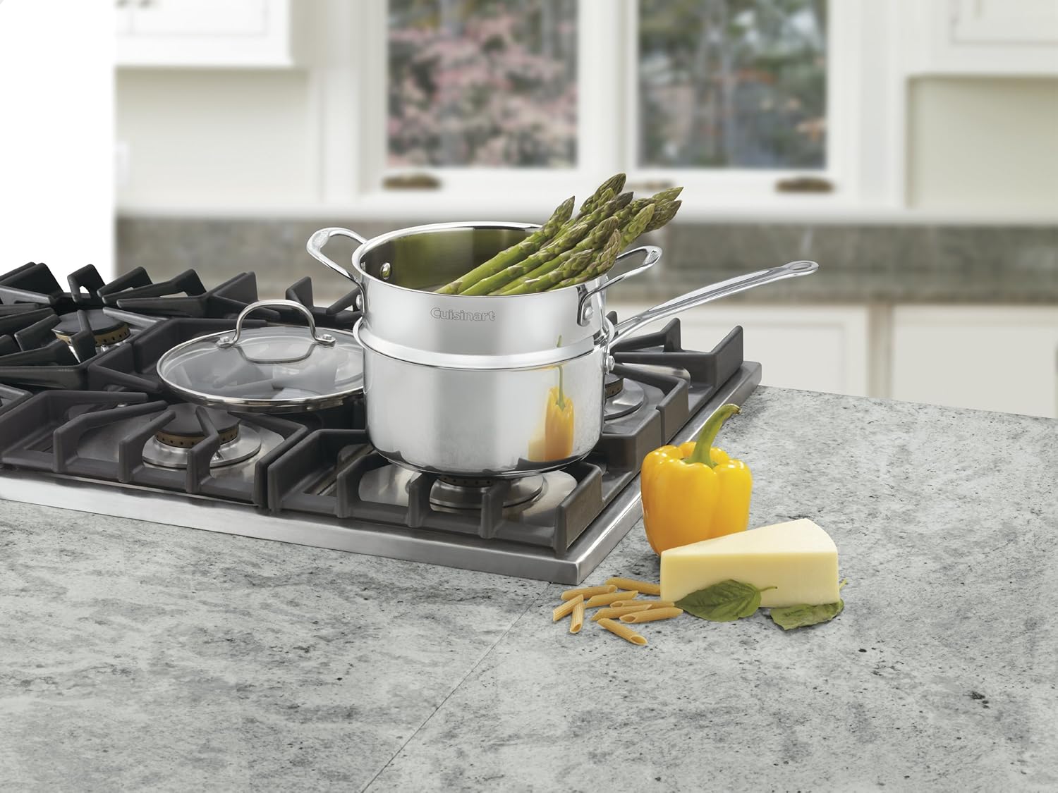 Cuisinart 77-35CG Chef’s Classic Stainless 3-Piece 3-Quart Steamer Set - Image 2