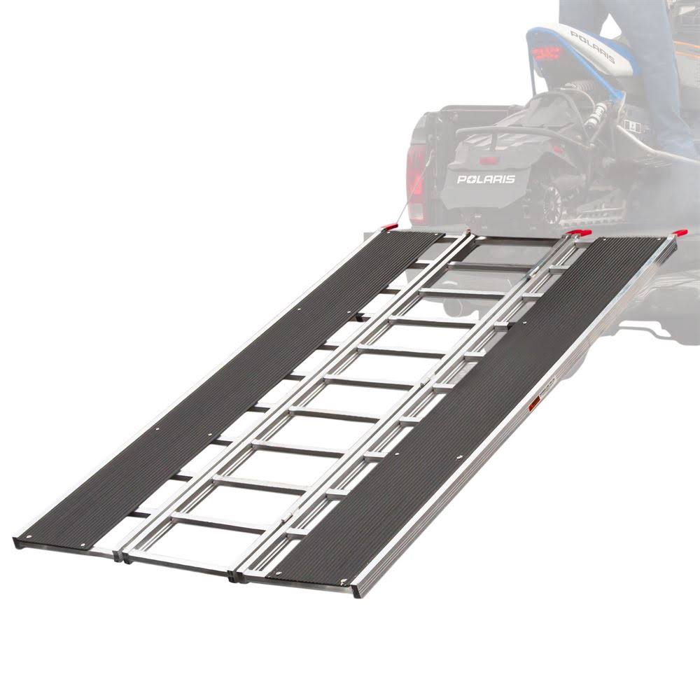 Black Ice 94×22 x 54×22 Snowmobile Loading Ramp with Extra Wide Glides