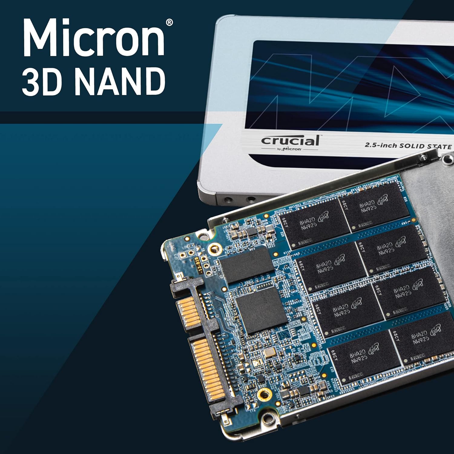 Crucial MX500 1TB 3D NAND SATA 2.5 Inch Internal SSD, up to 560MB/s – CT1000MX500SSD1(Z) - Image 3