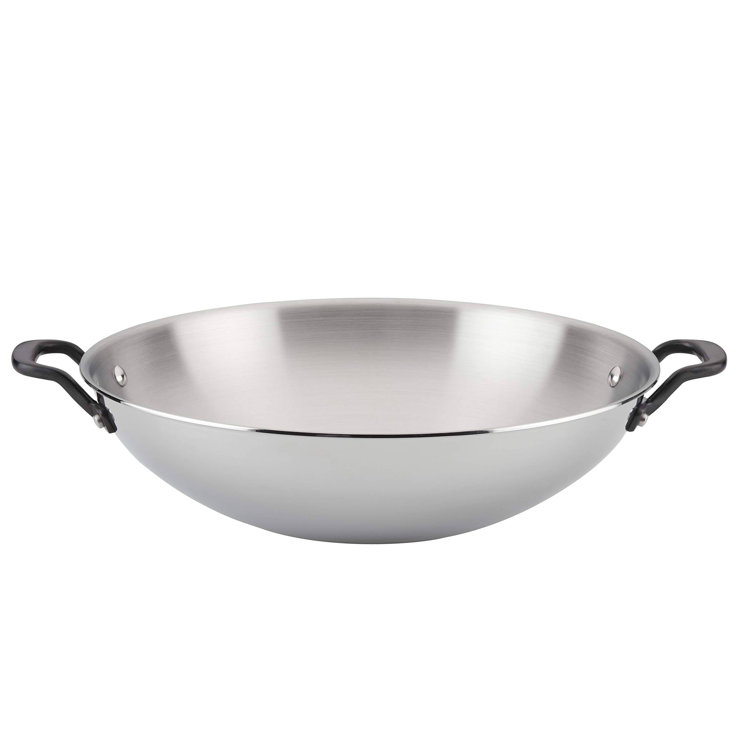 KitchenAid 5-Ply Clad 15 Stainless Steel Wok