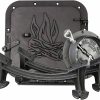 US Stove Bsk1000 Cast Iron Barrel Stove Kit