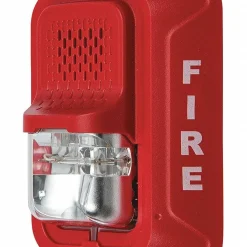 System Sensor P4RL Horn Strobe,Marked Fire,Wall or Ceiling