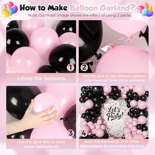 165Pcs Christmas Balloon Arch Garland Kit with Xmas Red White Green Gold Latex Balloons Gift Box Candy Cane Star Foil Balloons Arch Kit for Christmas New Year Party Birthday Party Decorations - Image 4