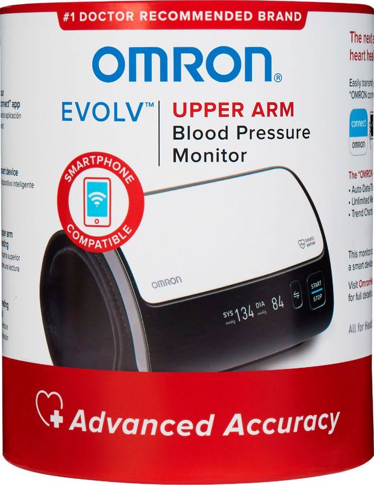 Omron – Evolv – Wireless Upper Arm Blood Pressure Monitor – Black/White - Image 2