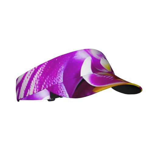 LSZJSGQ Butterfly Seamless Tile Print Sports Sun Visor Hats Fashion Adjustable Novelty Summer Sun Cap Visor Cap for Women Men - Image 2