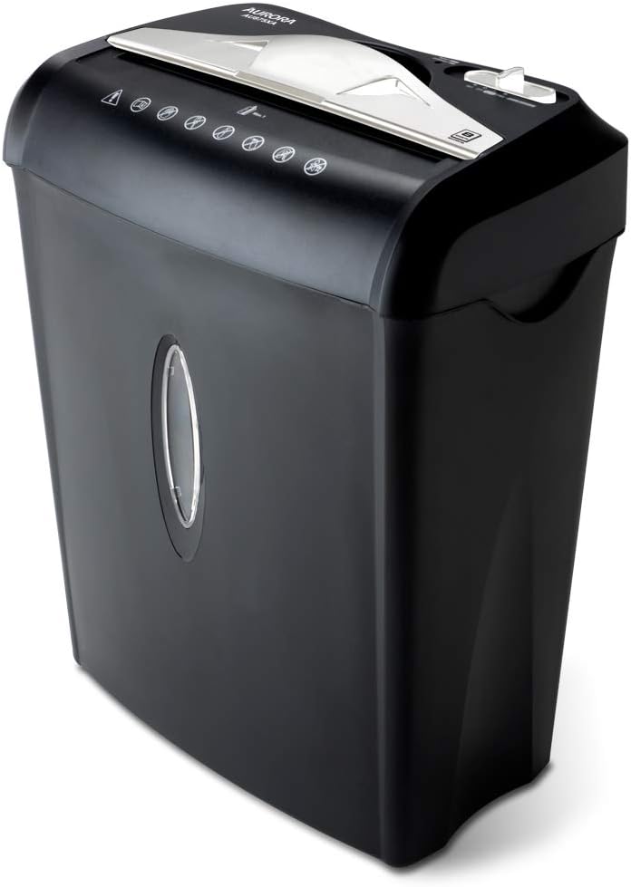 Aurora AU1220XA 12 Sheet Crosscut Paper and Credit Card Shredder with 5.2 gal Wastebasket - Image 3