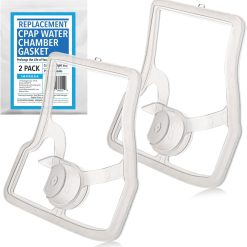 [2 Pack] Impresa Replacement Gaskets for ResMed AirSense 10 Water Chamber – Impresa CPAP Machine Gasket for ResMed AirCurve 10 Supplies Humidair – CPAP Water Chamber Gaskets – CPAP Machine Supplies