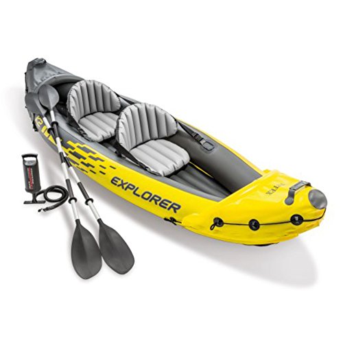 Intex Explorer K2 Kayak, 2-Person Inflatable Kayak Set with Aluminum Oars