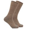 The Buffalo Wool Co. Casual Crew Bison/merino Blend Socks
