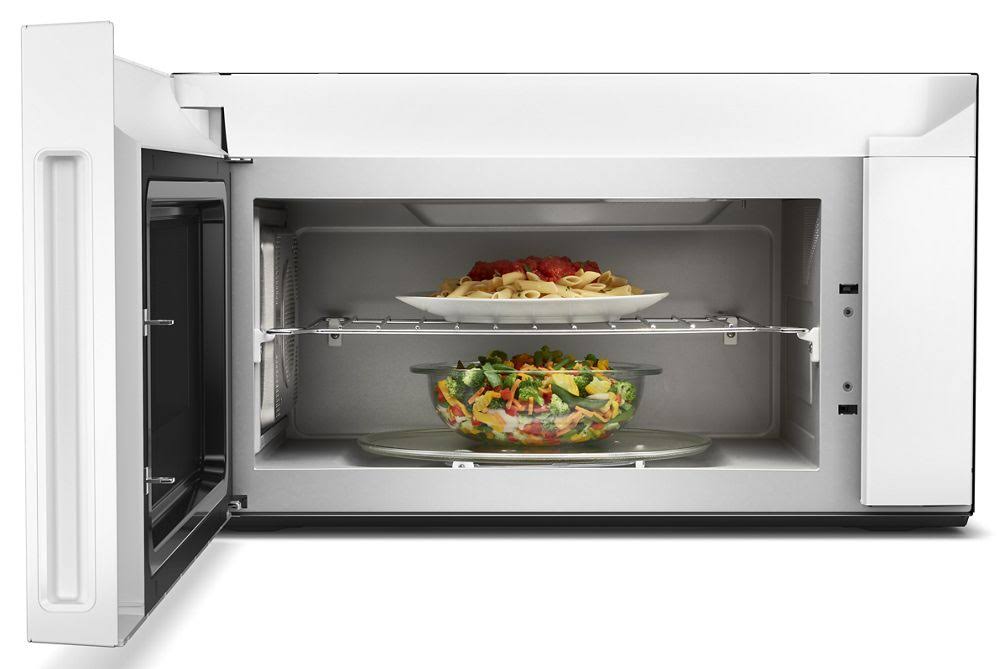 Whirlpool WMH78019HW 1100W Built-In Convection Microwave Hood Combo – 1.9 cu ft – White - Image 3