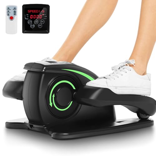 ANCHEER Under Desk Elliptical Machine – Quiet Pedal Exerciser for Seniors, Office & Home, Low-Impact Seated Leg Workout Equipment, Smart LCD Display, Remote Control - Image 7