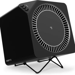 Sharper Image PURIFY 5 True HEPA Air Cleaner for Home, Office, Bedroom with 4 Speed Settings, Black