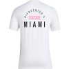 adidas Men’s Soccer Messi X Miami Bienvenido a Miami Tee -Messi Graphic Logo and #10, Available in Black & White