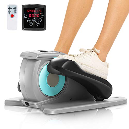 ANCHEER Under Desk Elliptical Machine – Quiet Pedal Exerciser for Seniors, Office & Home, Low-Impact Seated Leg Workout Equipment, Smart LCD Display, Remote Control - Image 6