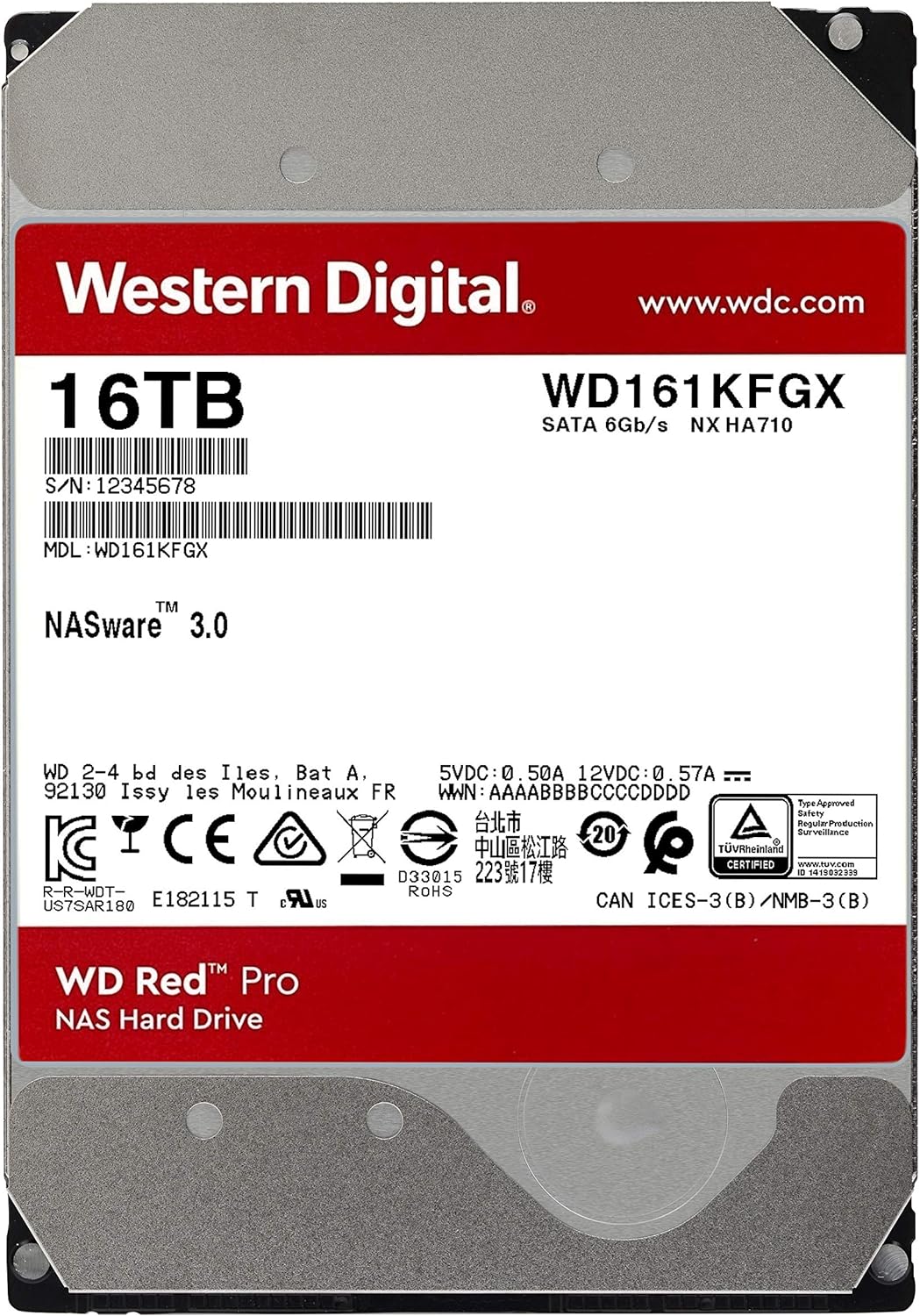 Western Digital 4TB WD Red Pro NAS Internal Hard Drive HDD – 7200 RPM, SATA 6 Gb/s, CMR, 256 MB Cache, 3.5 – WD4003FFBX - Image 15