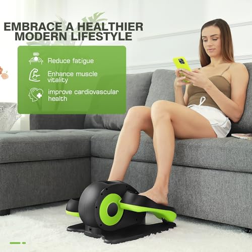 ANCHEER Under Desk Elliptical Machine – Quiet Pedal Exerciser for Seniors, Office & Home, Low-Impact Seated Leg Workout Equipment, Smart LCD Display, Remote Control - Image 31