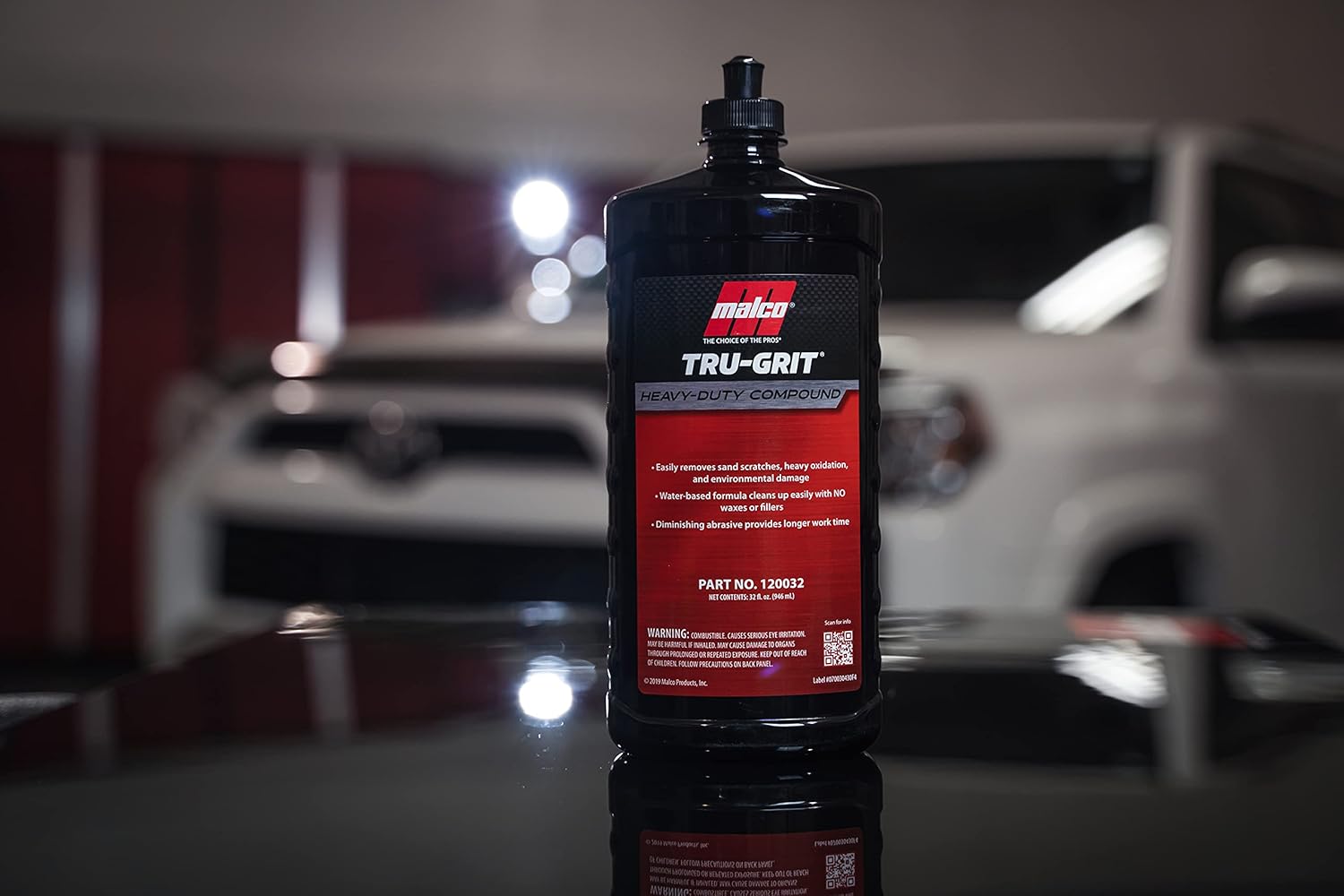 Malco Tru Grit – Heavy Duty Buffing and Polishing Compound for Cars/Automotive Paint Correction and Detailing/Removes 1000-1500 Grit Sand Scratches / 1 Gallon (120001) - Image 8