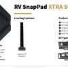 SnapPad Xtra Permanently Attached RV Leveling Jack Pad for LCI 6 inch Square Landing Feet (Square 6 4-Pack)