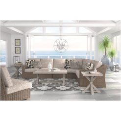 Alternative view of Beachcroft Rectangular Cocktail Table – Beige – Outdoor by Ashley