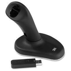 3M Ergonomic EM550GPS Wireless Optical Mouse, Black