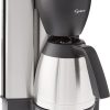 Capresso 485.05 MT600 Plus 10-Cup Programmable Coffee Maker with Thermal Carafe,Black