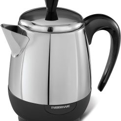 Farberware 2-4-Cup Percolator, Stainless Steel, FCP240