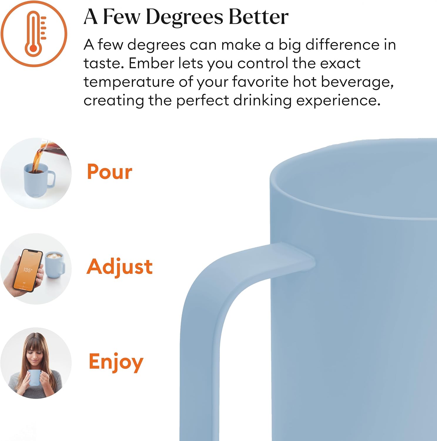 Ember Temperature Control Smart Mug 2, 14 Oz, App-Controlled Heated Coffee Mug with 80 Min Battery Life and Improved Design, White - Image 69