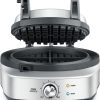 Breville BWM520XL No-Mess Waffle Maker, Brushed Stainless Steel