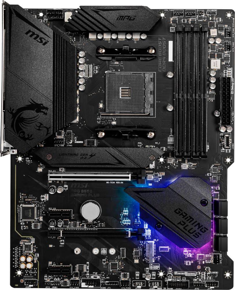 MSI B550 MPG Gaming Plus AMD AM4 ATX Motherboard - Image 3