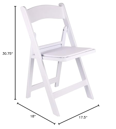 BTEXPERT Set of 4, Resin Folding Chair Vinyl Padded Seat Indoor Outdoor Lightweight Set for Home Event Party Picnic Kitchen Dining Church School Weddings - Image 23