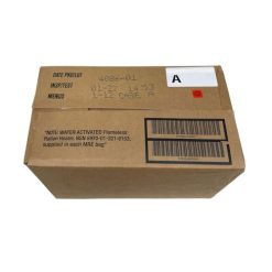 Alternative view of 2027 Inspection Dated MRE (Meals-Ready-To-Eat) Case ?C Military MRE Random Case A or B