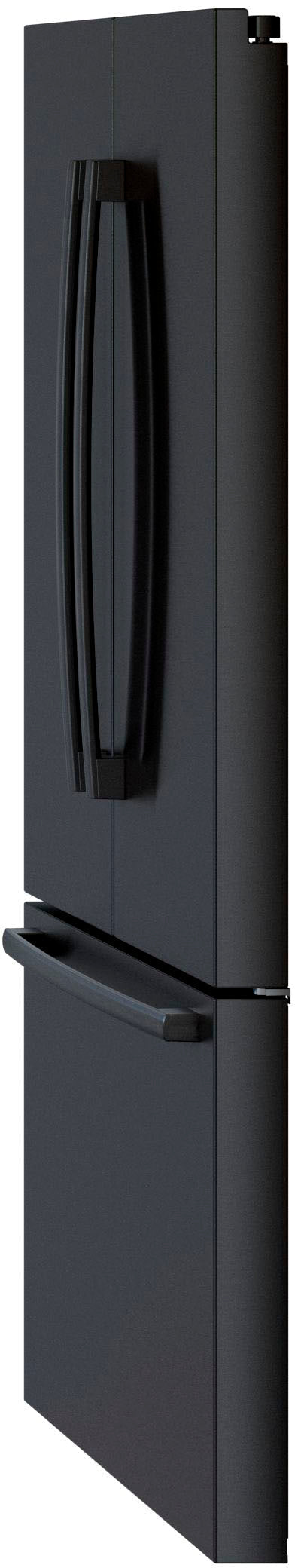 Bosch – 800 Series 21 Cu. Ft. French Door Counter-Depth Smart Refrigerator – Black stainless steel - Image 4
