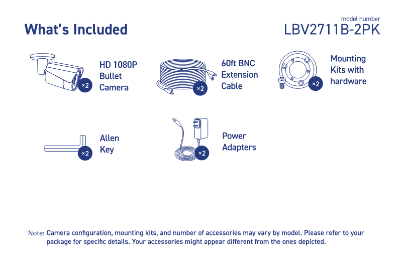 Lorex LBV2711B-2PK 1080p HD Weatherproof Night-Vision Security Cameras (2-Pack) - Image 6