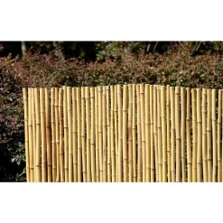 Alternative view of Vigoro 6 ft. x 8 ft. Natural Full Round Bamboo Fence