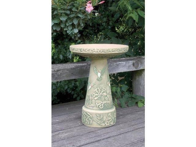Burley Clay Hummingbird Bird Bath Set - Image 9