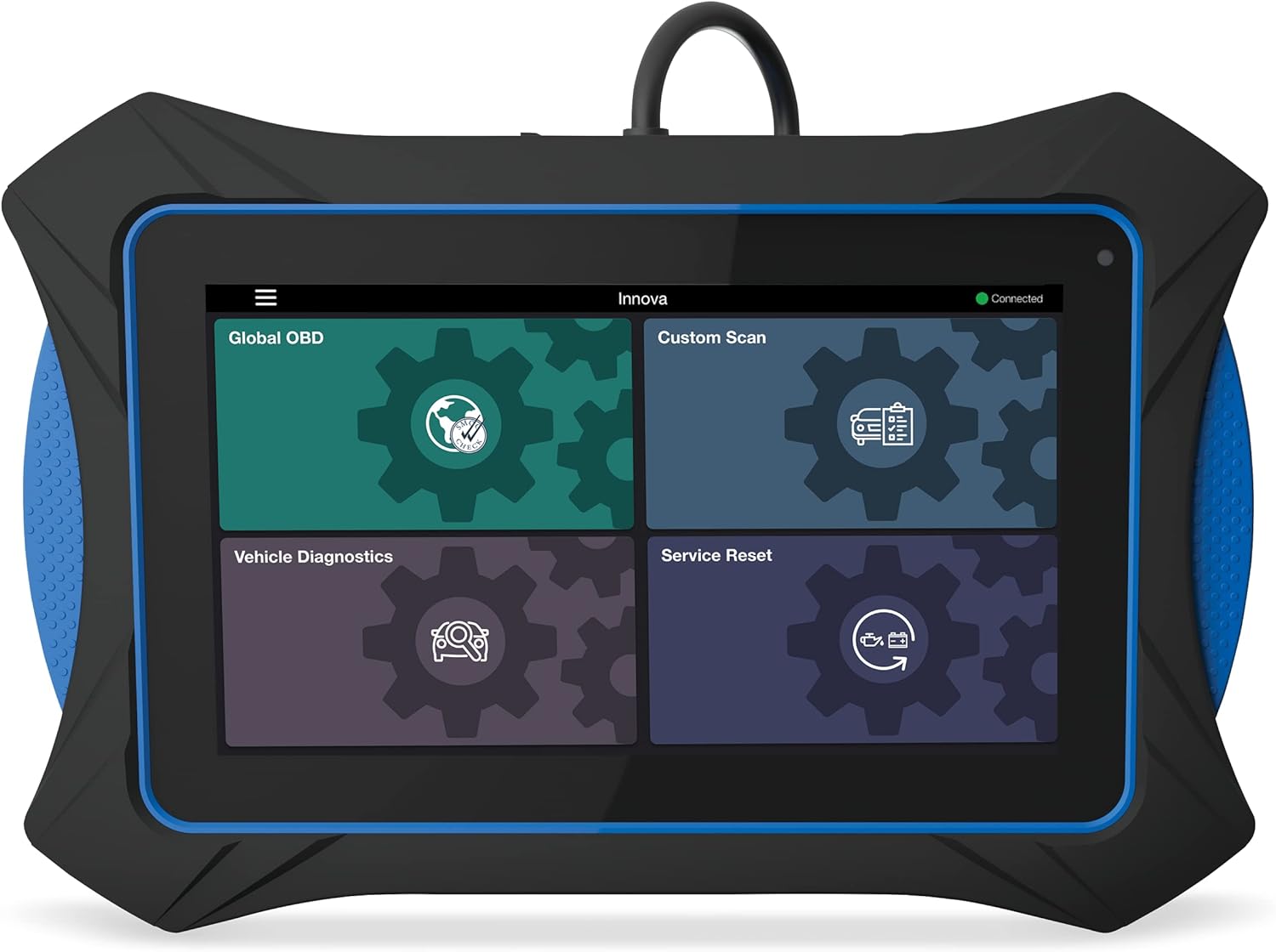 Innova 7111 OBD2 Tablet – BiDirectional Scan Tool & Professional OBD2 Code Reader – ABS Scan/Bleeding, TPMS, SRS, Enhanced Data Stream, and Reset Functions Car Diagnostic Tool – All Systems Scanner