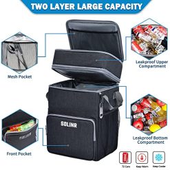 Alternative view of 72-Can Large Rolling Cooler, Leakproof Insulated Soft Cooler Bag with Wheels and Handle Collapsible for Beach Camping Patio Travel Outdoor