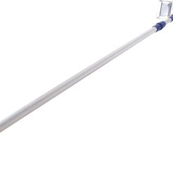Snow Joe RJ204M 21′ Twist-n-Lock Telescoping Snow Shovel Roof Rake with 6 by 25 Poly Blade, 25 inches, Blue