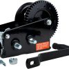 2500 LBS Hand Crank Winch, Boat Trailer Winch, Boat Lift Wheel Kit, Drill Winch, Trailer Winch, Come Along Winch Heavy Duty, 2-Speed Winch with Hand Brake, Mini Winch, Manual Boat Anchor Winch Pack of 2